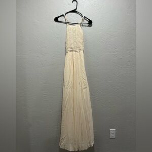 Cream Maxi Dress